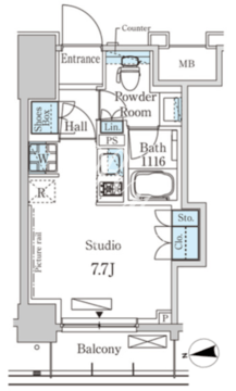 CORVAL大森 502 間取り図