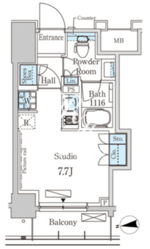 CORVAL大森 602 間取り図
