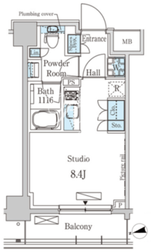 CORVAL大森 506 間取り図