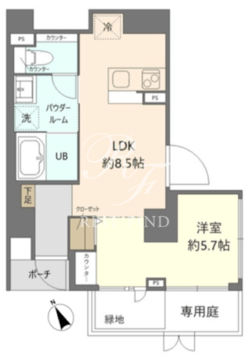 ディ・フォレスタ・コスギ 101 間取り図
