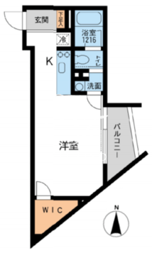 アーデン芝公園 306 間取り図