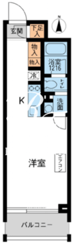 アーデン芝公園 604 間取り図