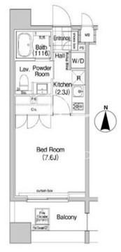 コンフォリア森下 203 間取り図