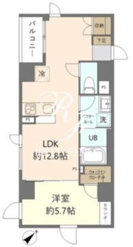 ディ・フォレスタ・コスギ 302 間取り図