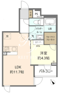 ディ・フォレスタ・コスギ 303 間取り図