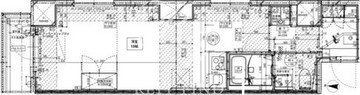 エストゥルースプラス三ノ輪 202 間取り図