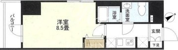 コリンシアン東池袋 201 間取り図