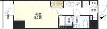 コリンシアン東池袋 502 間取り図