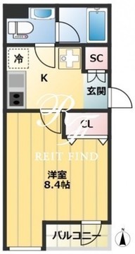 C-SQUARE Rin 301 間取り図