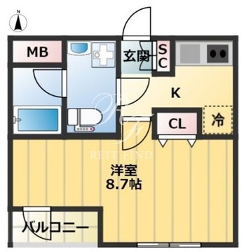 C-SQUARE Rin 102 間取り図