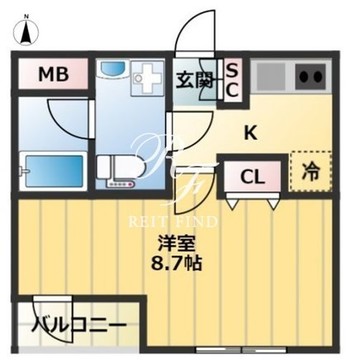 C-SQUARE Rin 202 間取り図