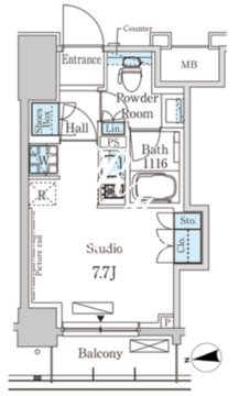 CORVAL大森 302 間取り図