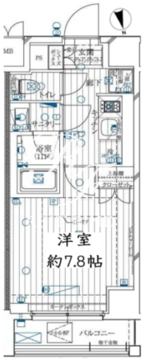 レガリス用賀 306 間取り図