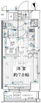 レガリス用賀 606 間取り図