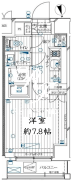レガリス用賀 806 間取り図