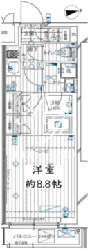 レガリス用賀 704 間取り図