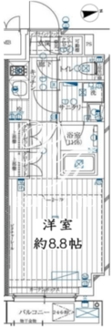レガリス用賀 202 間取り図