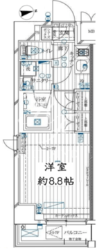 レガリス用賀 201 間取り図
