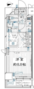 レガリス用賀 401 間取り図