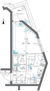 ズーム碑文谷 303 間取り図