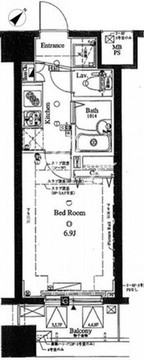 アルテシモフォンテ 202 間取り図