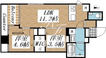 パークルール大手町 1201 間取り図