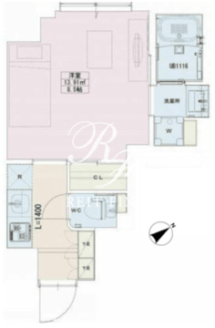 神谷町レジデンス壱番館 302 間取り図