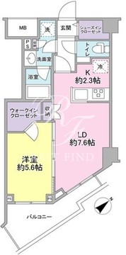 スタイリオ中延駅前 506 間取り図