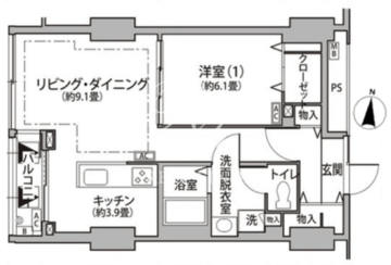 東雲キャナルコートCODAN 12-904 間取り図