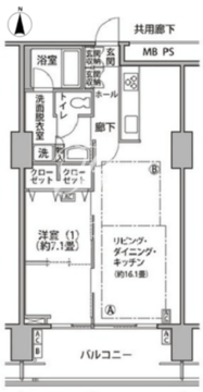 東雲キャナルコートCODAN 17-312 間取り図
