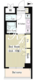 協和高輪マンション 201 間取り図