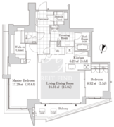 ラ・トゥール渋谷神南 1603 間取り図