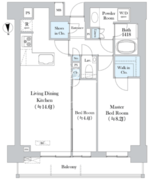 ディアナコート池田山公園 306 間取り図