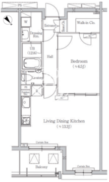 ヒューリックコート元代々木 220 間取り図
