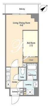 プラート宮坂 410 間取り図