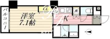 CLASSEUM飯田橋 306 間取り図