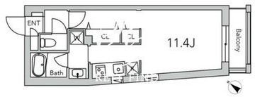 グランデュオ高田馬場クレスト 401 間取り図