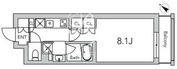 グランデュオ高田馬場クレスト 202 間取り図