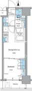 ルフォンプログレ上野稲荷町 203 間取り図 ?>
