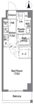コンフォリア錦糸町DEUX 210 間取り図