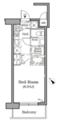 レジディア用賀 207 間取り図