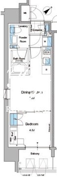 Ｊ.リヴェール上野入谷プレイス 602 間取り図