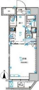ベルシード森下 203 間取り図