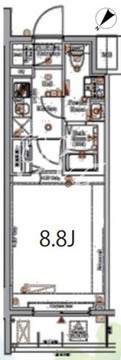 ログ永代橋 804 間取り図