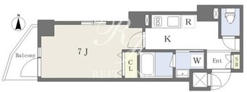 ミレドゥーエ神楽坂 207 間取り図