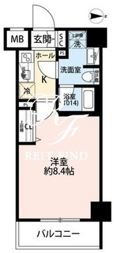 プレール・ドゥーク本所吾妻橋5 602 間取り図
