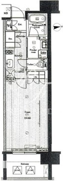 プレミアムキューブ秋葉原 302 間取り図