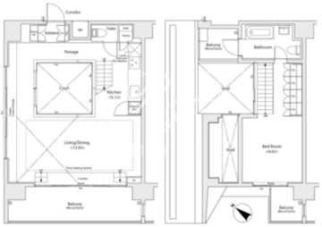 イプセ学芸大学 701 間取り図
