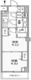シーフォルム西小山 208 間取り図