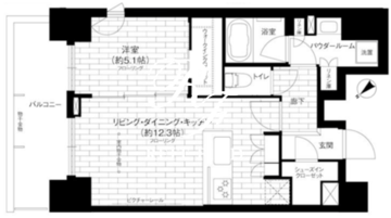 ステージファースト浅草橋2 502 間取り図